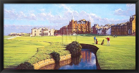 Framed St Andrews - a Panorama Print