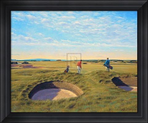 Framed St Andrews 10Th - 'Bobby Jones' Print