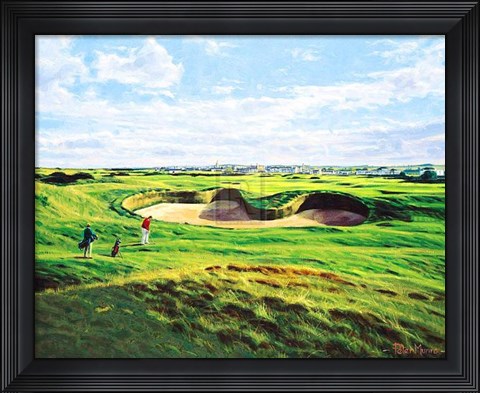 Framed St Andrews 14Th - 'Long' Print