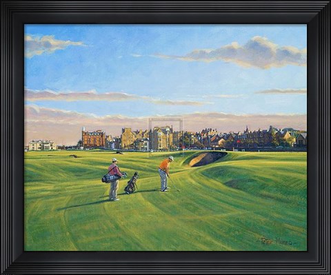 Framed St Andrews 17Th - 'Road' Print