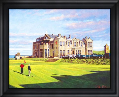 Framed St Andrews 18Th - 'Tom Morris' Print