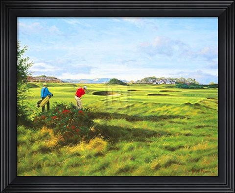 Framed St Andrews 2Nd - 'Dyke' Print