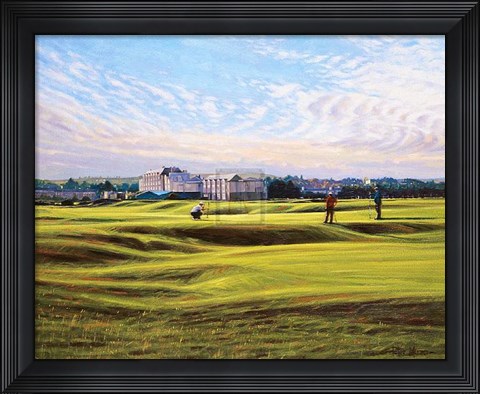 Framed St Andrews 3Rd - 'Cartgate (Out)' Print