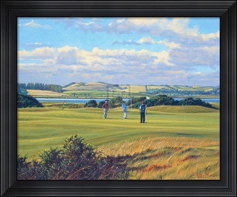 Framed St Andrews 6Th - 'Heathery (Out)' Print