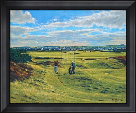 Framed St Andrews 9Th - 'End' Print