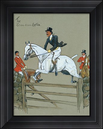 Framed Cut 'Emdown Captain Print