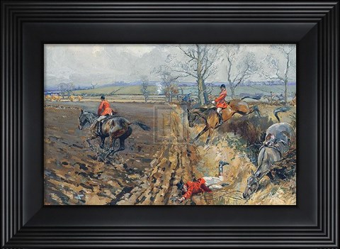 Framed Duke of Rutland&#39;s Hounds Print