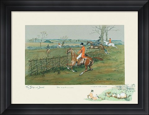 Framed Stake and Bound Print