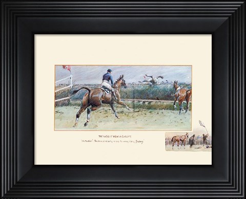 Framed Worst View in Europe Print