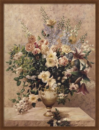 Framed Morning Blossoms Print