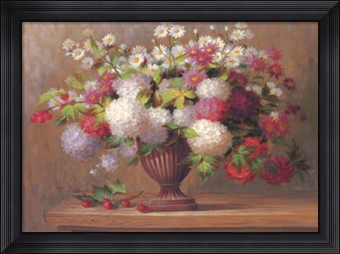 Framed Angelina&#39;s Flowers I Print