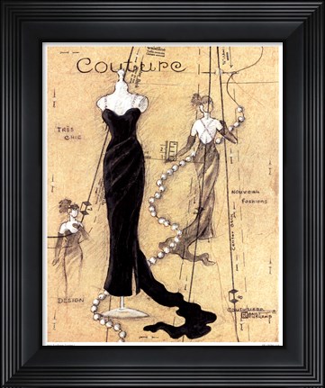 Framed Couture I Print