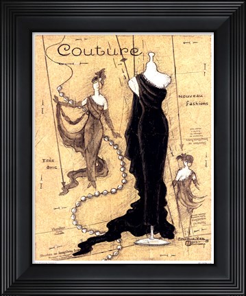 Framed Couture II Print