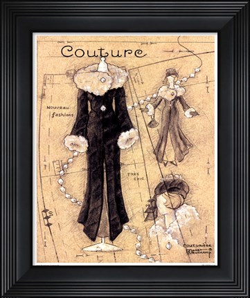 Framed Couture IV Print