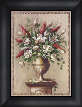 Framed Floral Symphony II Print