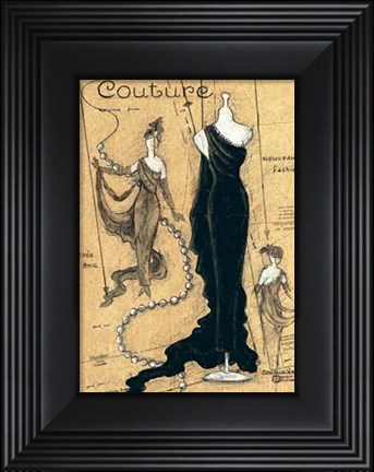 Framed Couture II Print