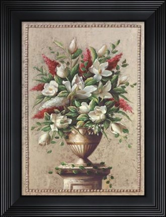 Framed Floral Symphony I Print