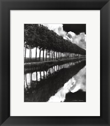 Framed Holland Canal, Sluis, Holland Print