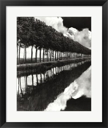 Framed Holland Canal, Sluis, Holland Print