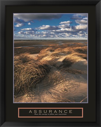 Framed Assurance - Sand Dunes Print