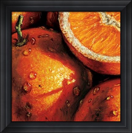 Framed Oranges Print