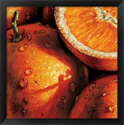 Framed Oranges Print