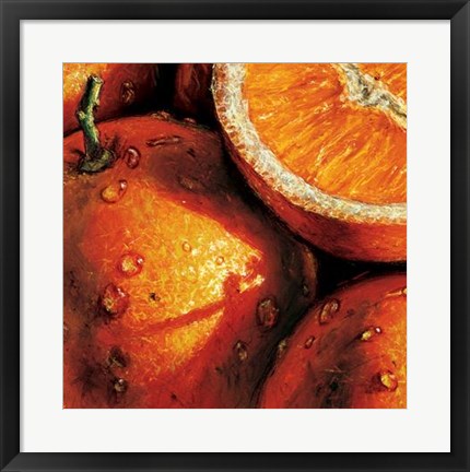 Framed Oranges Print