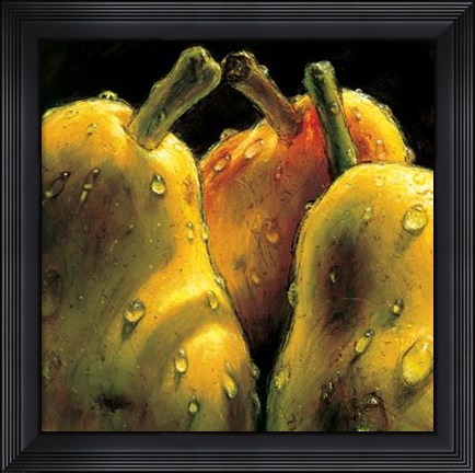 Framed Pears Print