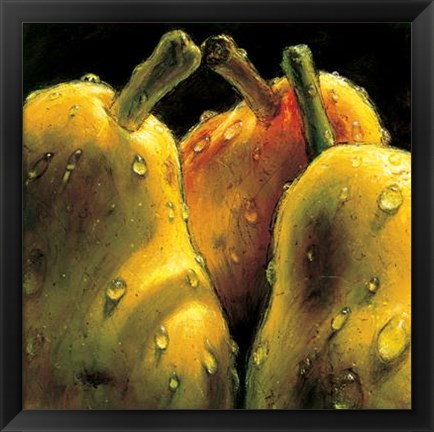 Framed Pears Print