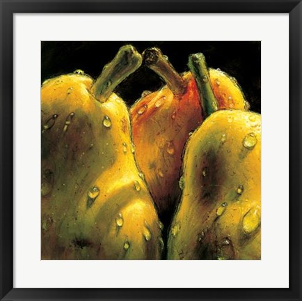 Framed Pears Print