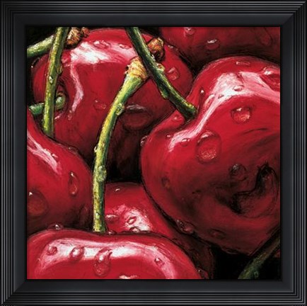 Framed Cherries Print