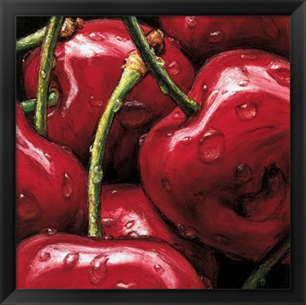 Framed Cherries Print
