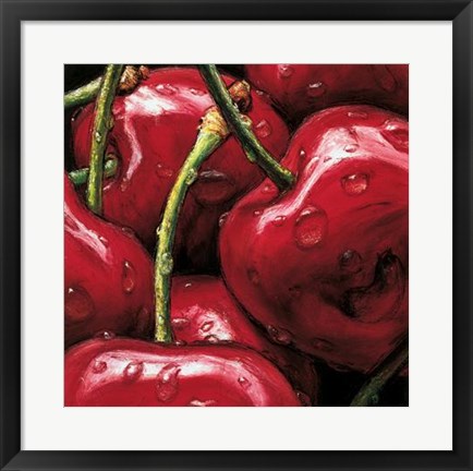 Framed Cherries Print