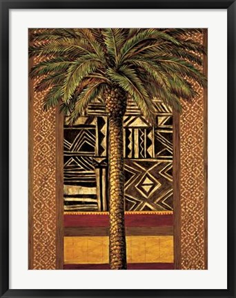 Framed African Evening II Print