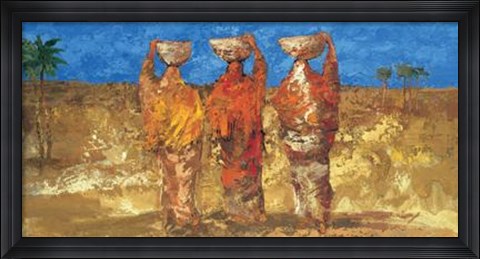 Framed Vers La Source Print