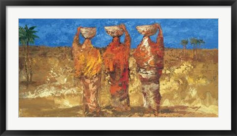Framed Vers La Source Print