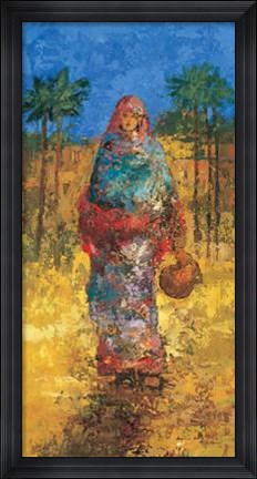 Framed Femme Du Village I Print