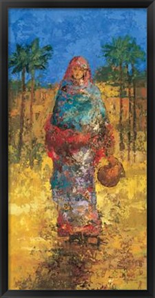 Framed Femme Du Village I Print