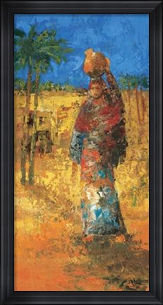 Framed Femme Du Village II Print