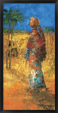 Framed Femme Du Village II Print