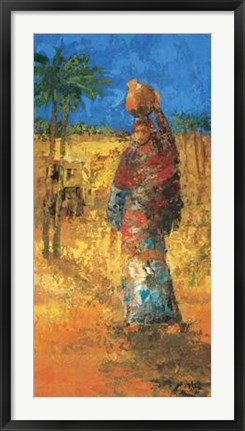 Framed Femme Du Village II Print