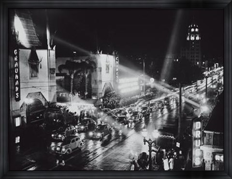 Framed Hollywood California, 1940 Print