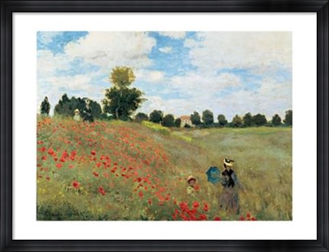 Framed Coquelicots Print