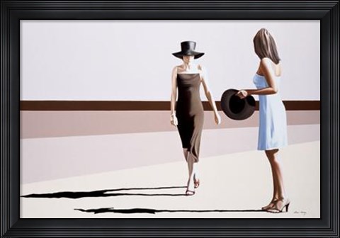 Framed Top Hat Tails Print