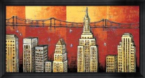 Framed Manhattan I Print