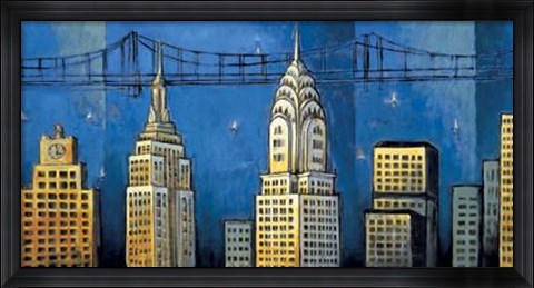 Framed Manhattan II Print
