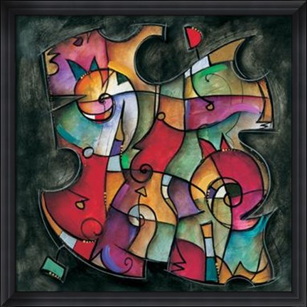 Framed Noir Duet I Print
