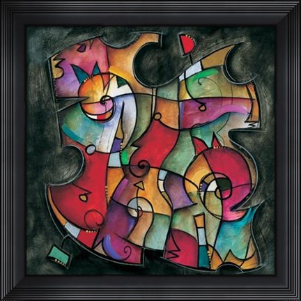 Framed Noir Duet I Print