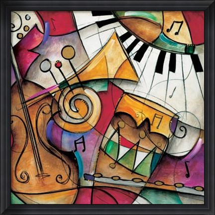 Framed Jazz It Up I Print