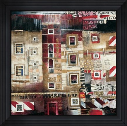 Framed Restauro In Facciata Print